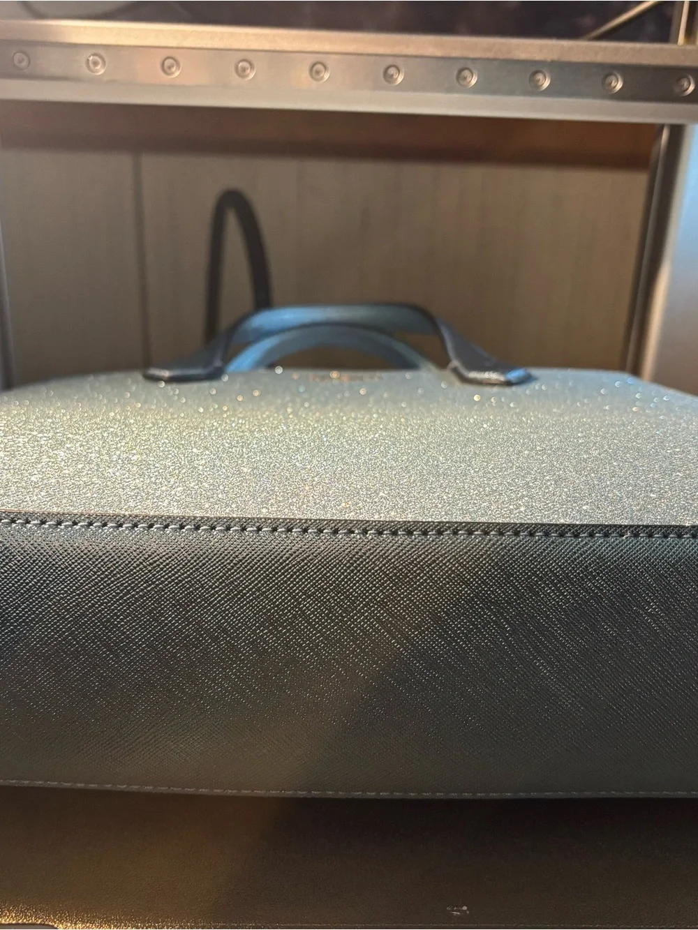 kate spade Glitter Dome Satchel Handbag - Silver